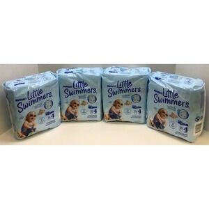Huggies Little Swimmers Disposable Swim Diapers, Nemo, Size 4 (24-34 Lbs), 72ct